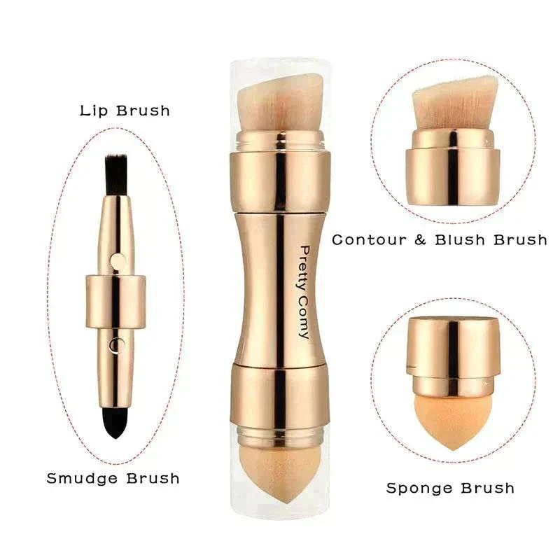 4 In 1 Makeup Brush Set