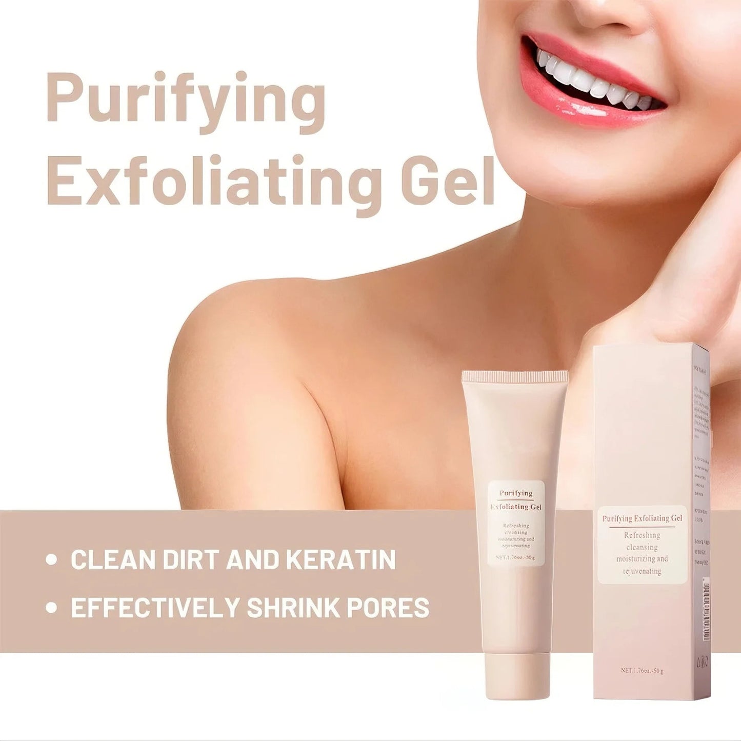 Purifying Enzymes Exfoliating Gel