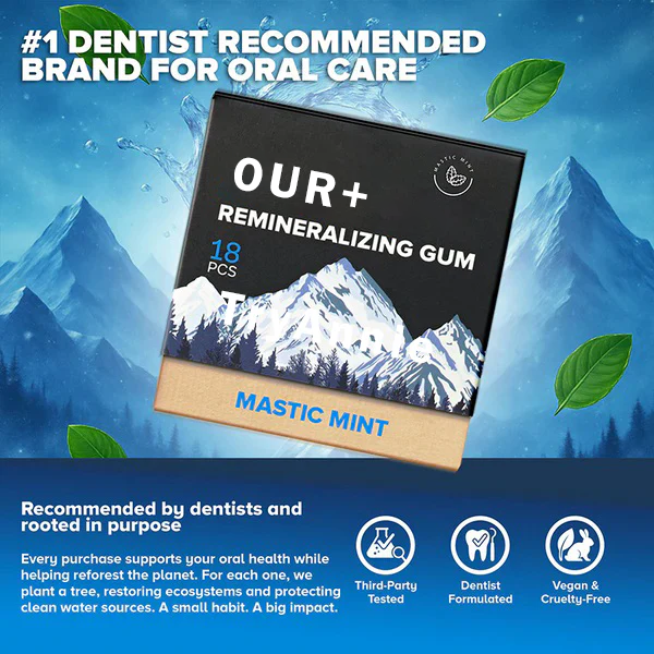 OUR+ Remineralizing Gum