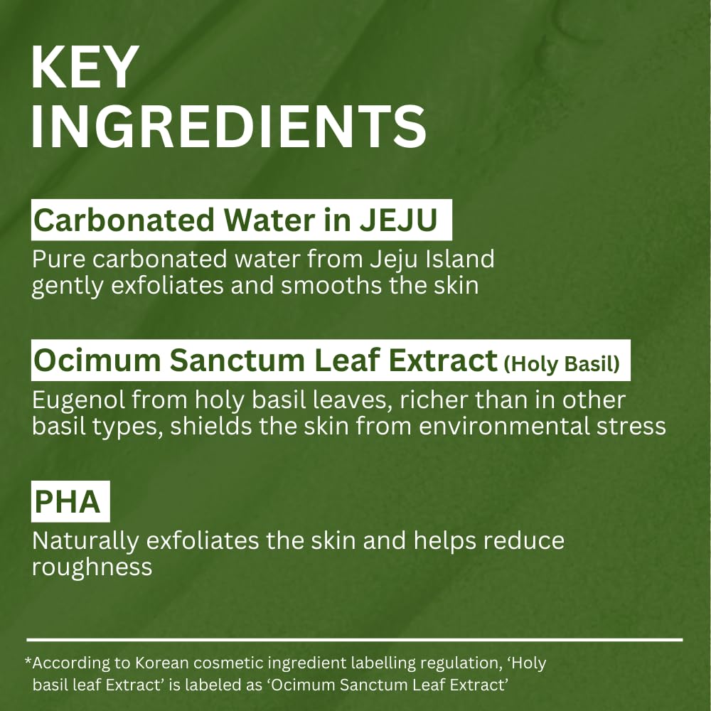Holy Basil Bubble Deep Mask