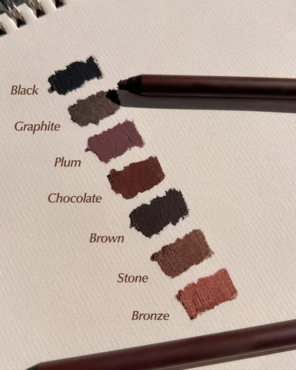 24 HR Waterproof Eyeliner Duo Sharpenable Eye Pencil