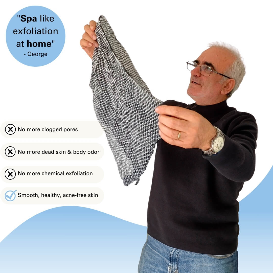 Chicluno Exfoliating Antibacterial Shower Towel