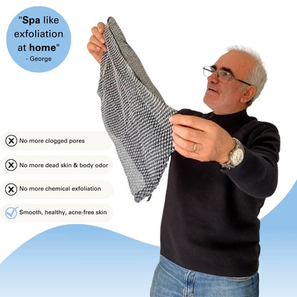 Chicluno Exfoliating Antibacterial Shower Towel